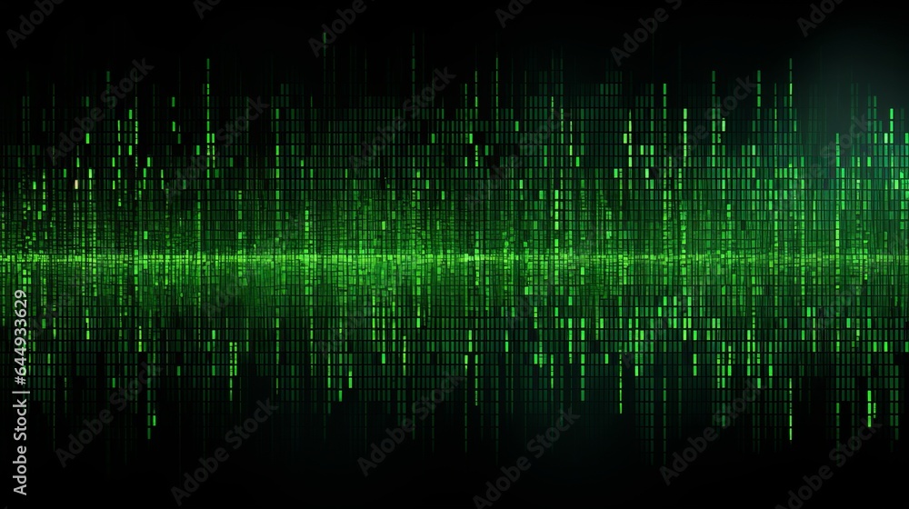 Green digital binary data on computer screen background. Matrix style Green digital binary data on computer screen background. Matrix style