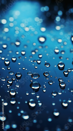 Glass background with raindrops and urban night lights