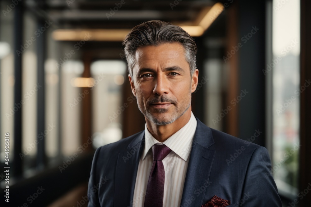 Portrait of a handsome business leader Portrait of a handsome business leader