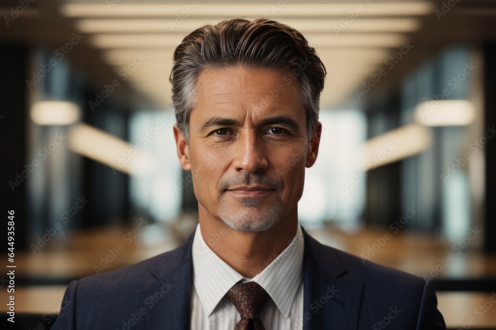 Portrait of a handsome business leader Portrait of a handsome business leader