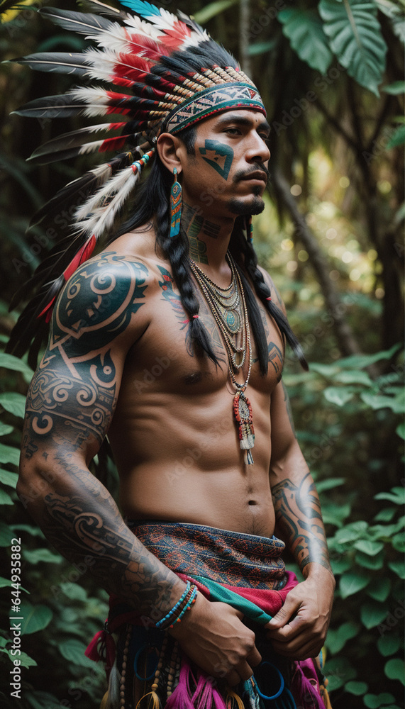 Tattooed Man Model #15