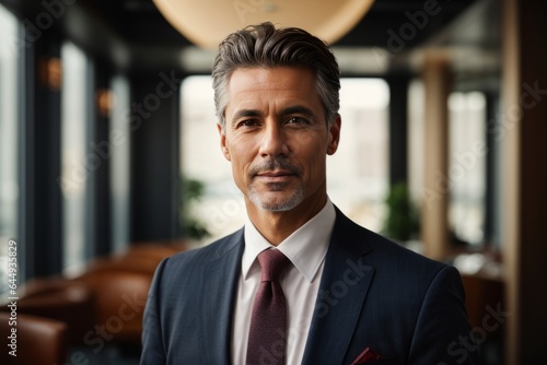 Portrait of a handsome business leader