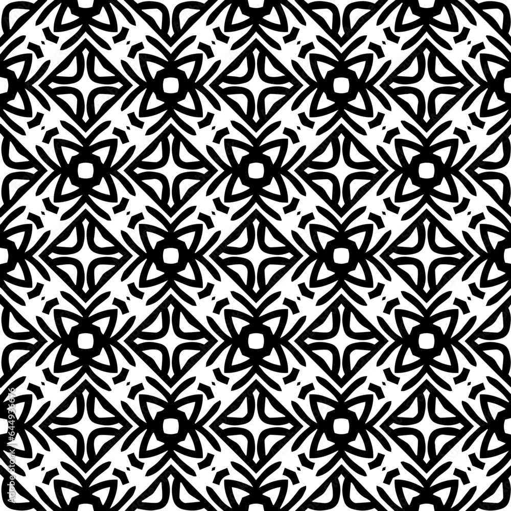 White background with black pattern. Seamless texture for fashion, textile design, on wall paper, wrapping paper, fabrics and home decor. Simple repeat pattern. White background with black pattern. Seamless texture for fashion, textile design, on wall paper, wrapping paper, fabrics and home decor. Simple repeat pattern.
