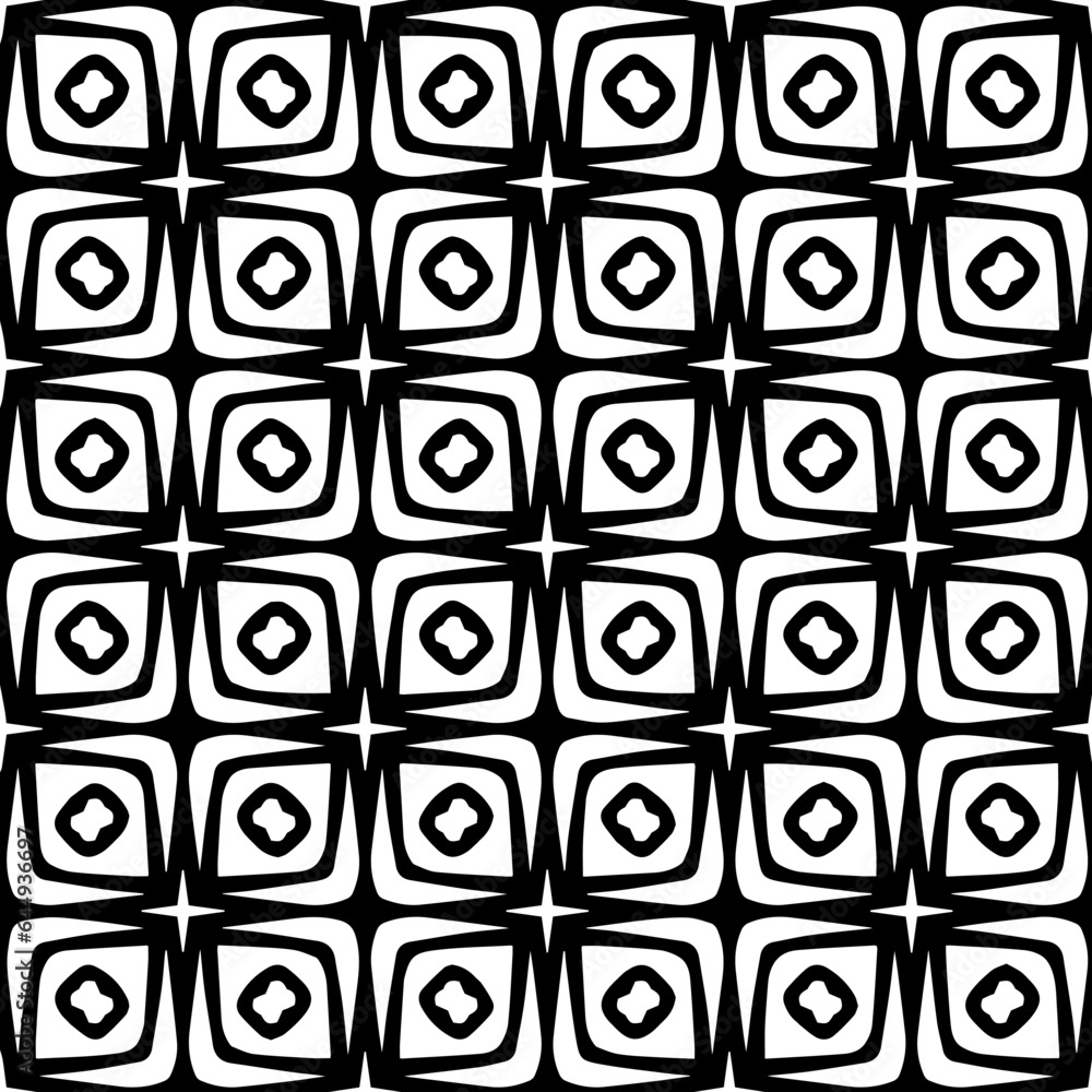 White background with black pattern. Seamless texture for fashion, textile design, on wall paper, wrapping paper, fabrics and home decor. Simple repeat pattern. White background with black pattern. Seamless texture for fashion, textile design, on wall paper, wrapping paper, fabrics and home decor. Simple repeat pattern.