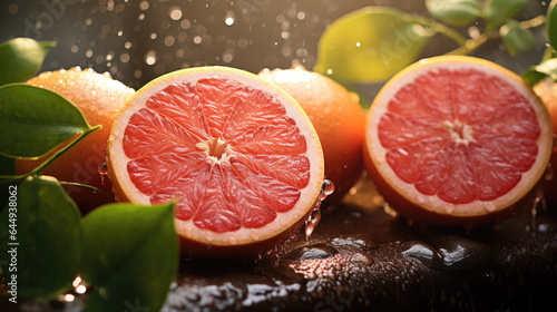 red juicy grapefruit