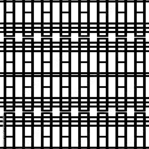 Wallpaper Mural White background with black pattern. Seamless texture for fashion, textile design,  on wall paper, wrapping paper, fabrics and home decor. Simple repeat pattern. Torontodigital.ca