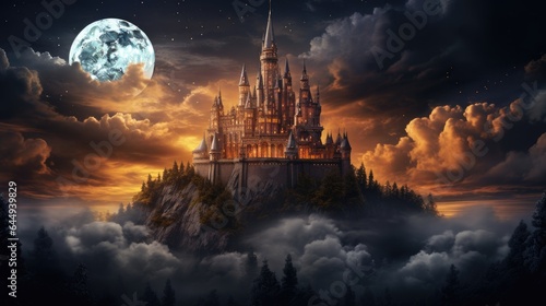 Castle Dark Background