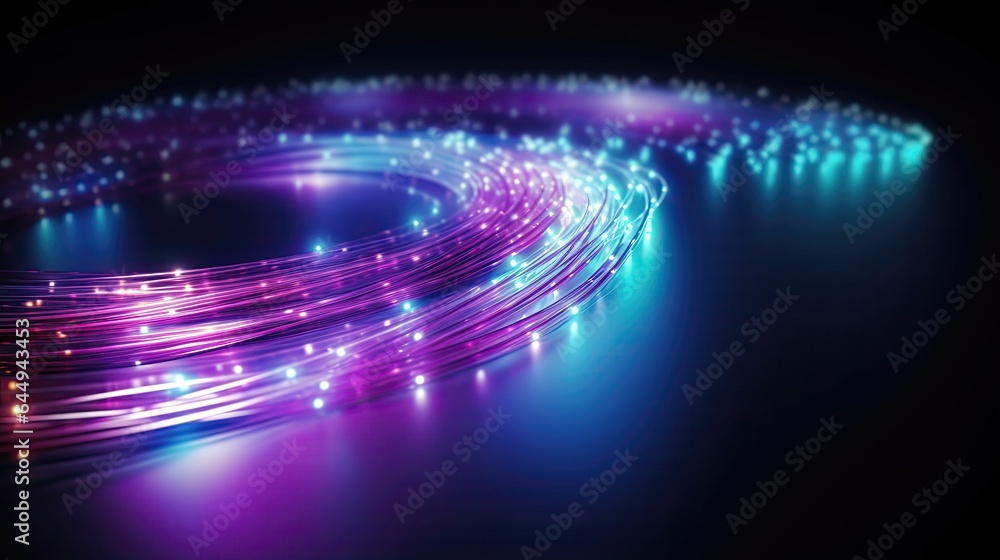 Fiber optic cable background