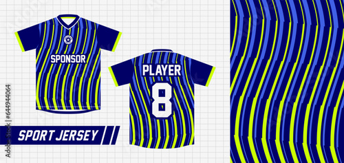 SPORT JERSEY DESIGN -  LIGHTNING BOLD PATTERN