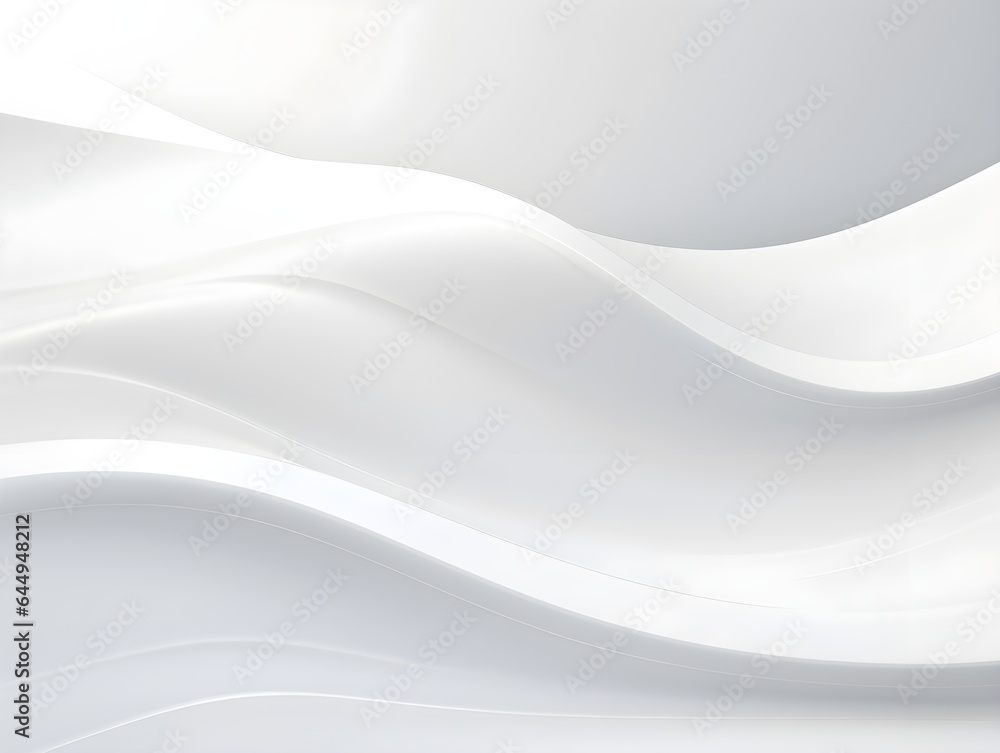 Abstract white background with curve, flowing waves Abstract white background with curve, flowing waves