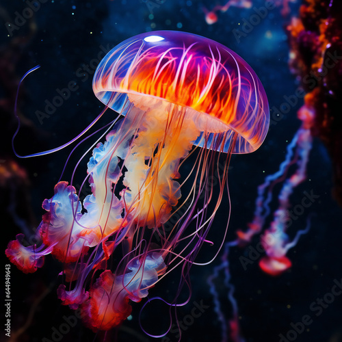 jelly fish in the water © Sergei