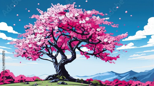 Cherry Blossom Tree © Left
