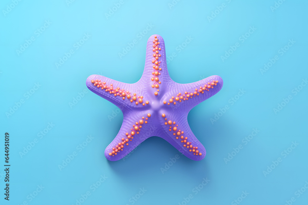 cute starfish 3d style Made with Generative AI cute starfish 3d style Made with Generative AI