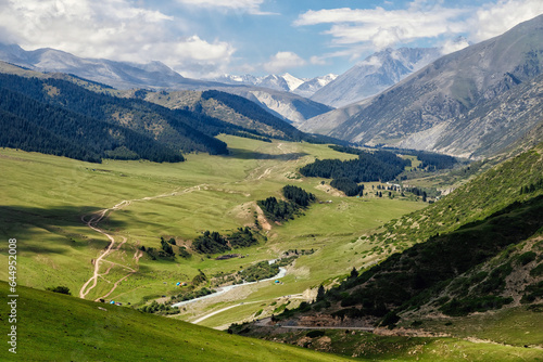 landscape in the mountains