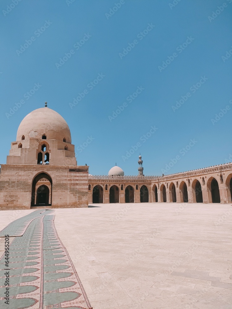 Fototapeta premium An Egyptian mosque based on Islamic heritage