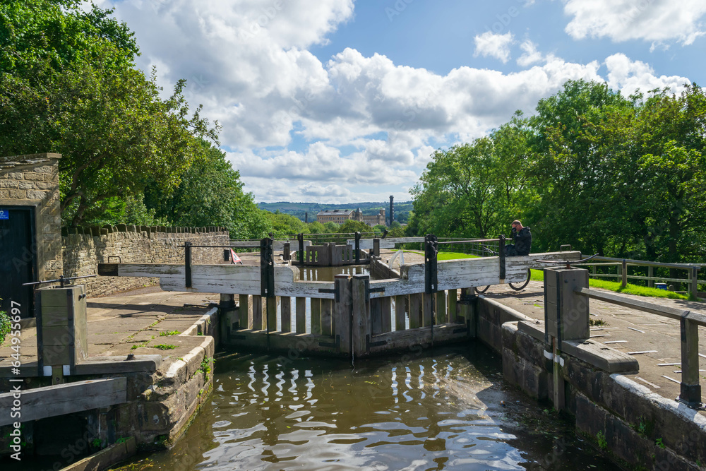 river in the village