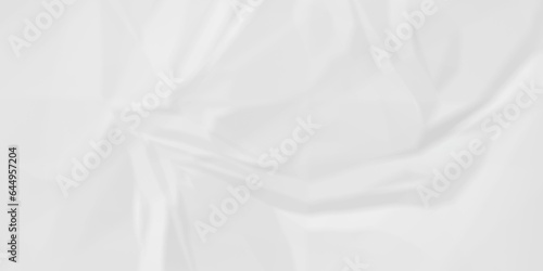 Crumpled paper texture and White crumpled paper texture crush paper so that it becomes creased and wrinkled. Old white crumpled paper sheet background texture.	
