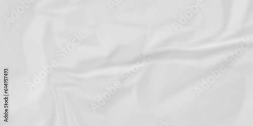 Crumpled paper texture and White crumpled paper texture crush paper so that it becomes creased and wrinkled. Old white crumpled paper sheet background texture.	
