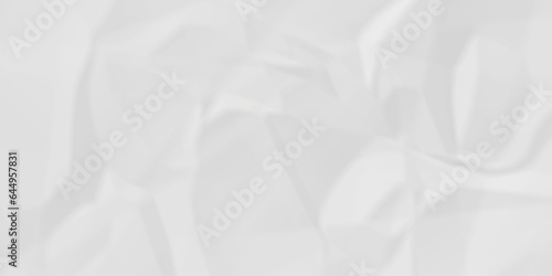 Crumpled paper texture and White crumpled paper texture crush paper so that it becomes creased and wrinkled. Old white crumpled paper sheet background texture.	
