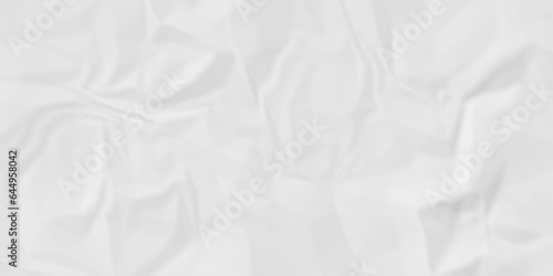 Crumpled paper texture and White crumpled paper texture crush paper so that it becomes creased and wrinkled. Old white crumpled paper sheet background texture.	
