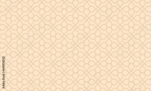 Geometric pattern of Chinese knot with beige knot elements