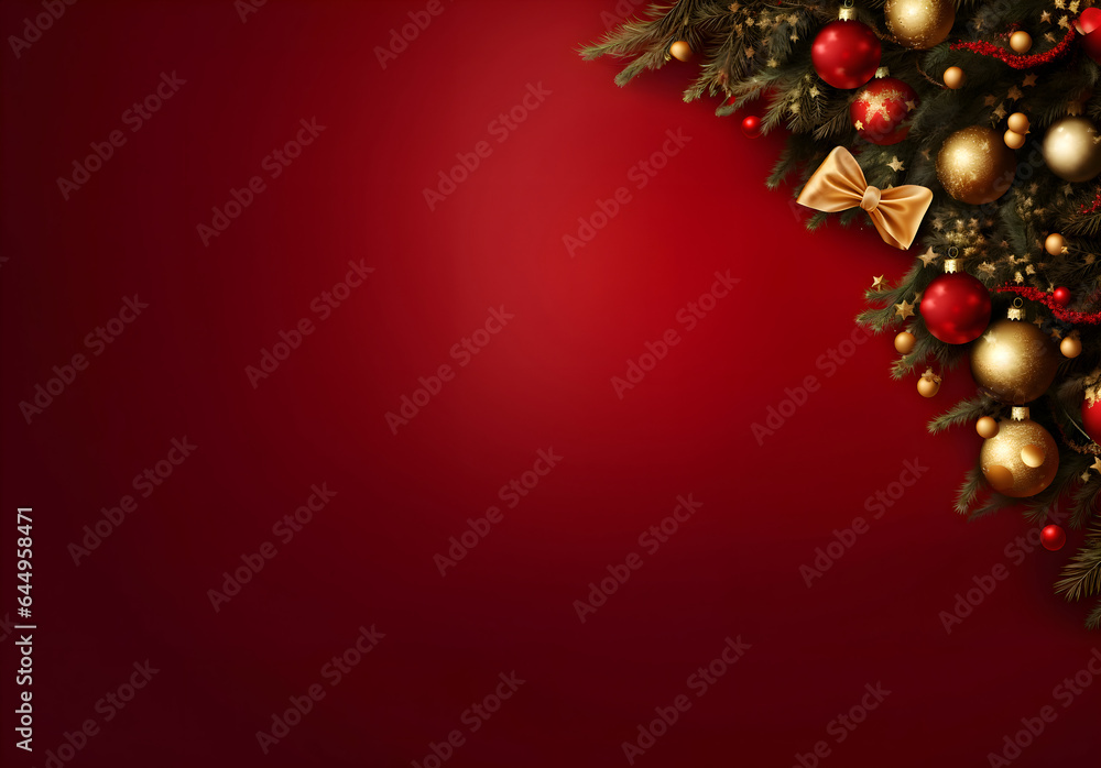 Red christmas background. High resolution Red christmas background. High resolution