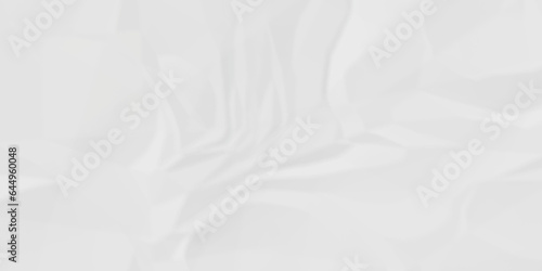 Crumpled paper texture and White crumpled paper texture crush paper so that it becomes creased and wrinkled. Old white crumpled paper sheet background texture.	
