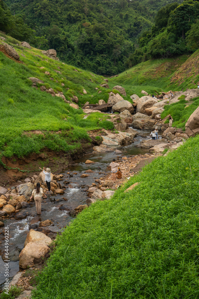 Khao Chong Lom Waterfall, Ban Na Hin Lat, Changwat, Nakhon Nayok, Thailand Khao Chong Lom Waterfall, Ban Na Hin Lat, Changwat, Nakhon Nayok, Thailand