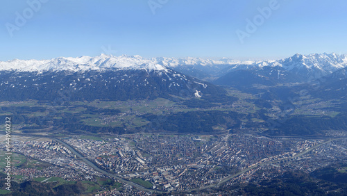 snow covered mountains Innsbruck