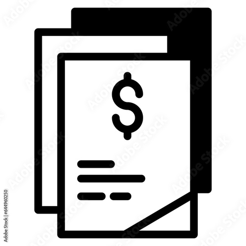 money papper icon dualtone