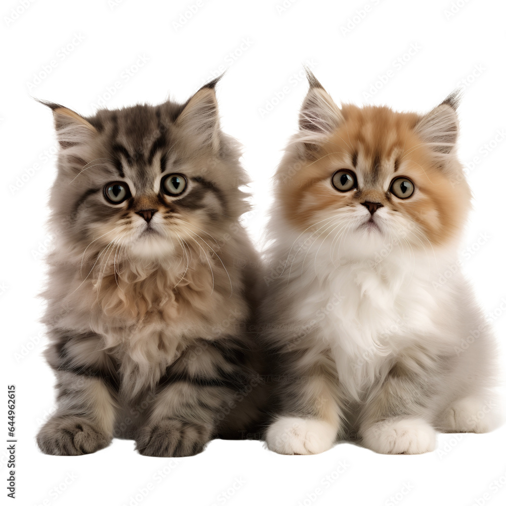 group of playful kittens isolated group of playful kittens isolated