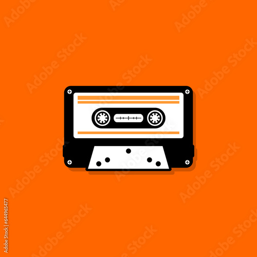 vector classic cassette design  cassette tape