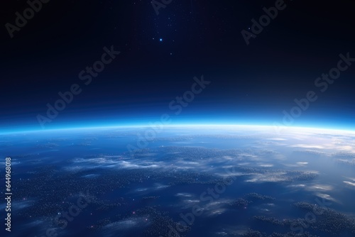 Glorious Sunrise on Planet Earth Viewed From Space