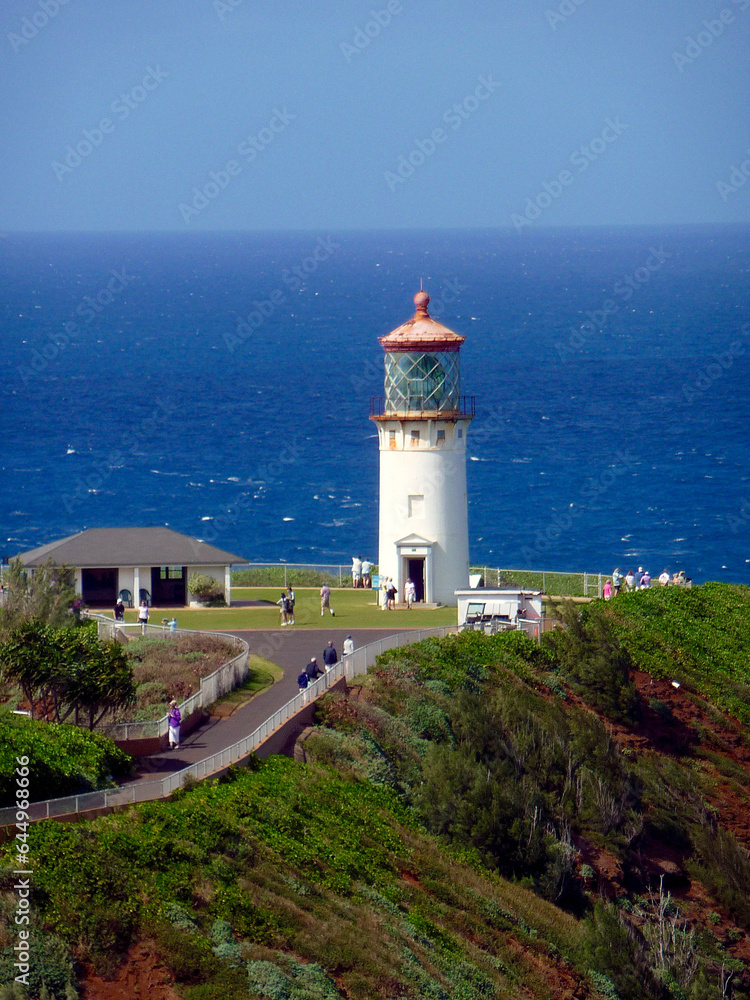 scenic view of landscape around Kilauea Lighthouse on Kauai scenic view of landscape around Kilauea Lighthouse on Kauai