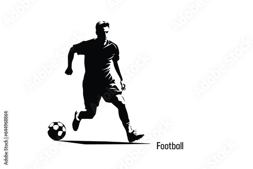 Logo Football.  vector set of football soccer players.football players.soccer soccer players vector illustrationVector set of football, soccer players. Football players. Group of soccer players silhou