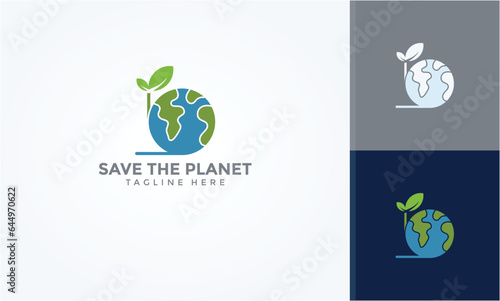 Save the planet logo