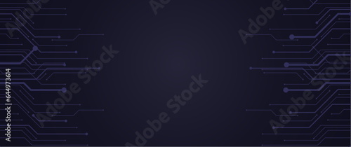 futuristic technology themed background with datum lines and gradient color, pcb or electric vector design for background, banner, brochure, cover