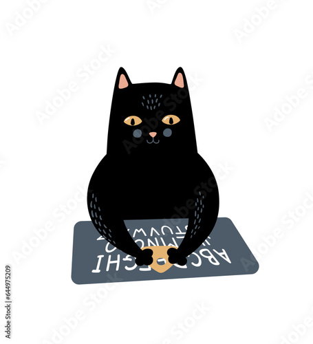 Black Cat Ouija Board