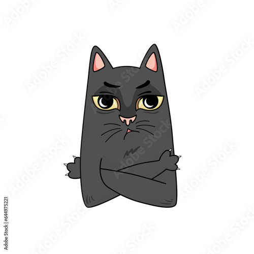 Black Grumpy Cat