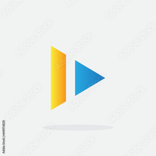 Play button for media app logo. Streaming service app Logotype. Multimedia player icon design element for Music and movie start sign, audio and video editor logo Free Download Play button for media app logo. Streaming service app Logotype. Multimedia player icon design element for Music and movie start sign, audio and video editor logo - GFXLoad