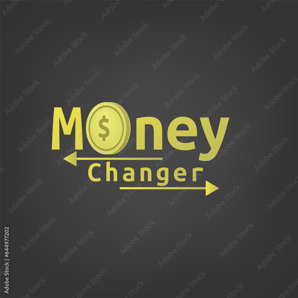 Obraz premium Money Changer Logo Brand template. suitable for your business logo