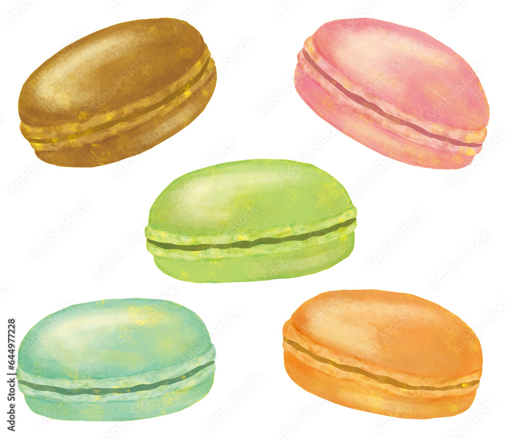 Fototapeta premium マカロン カラフル