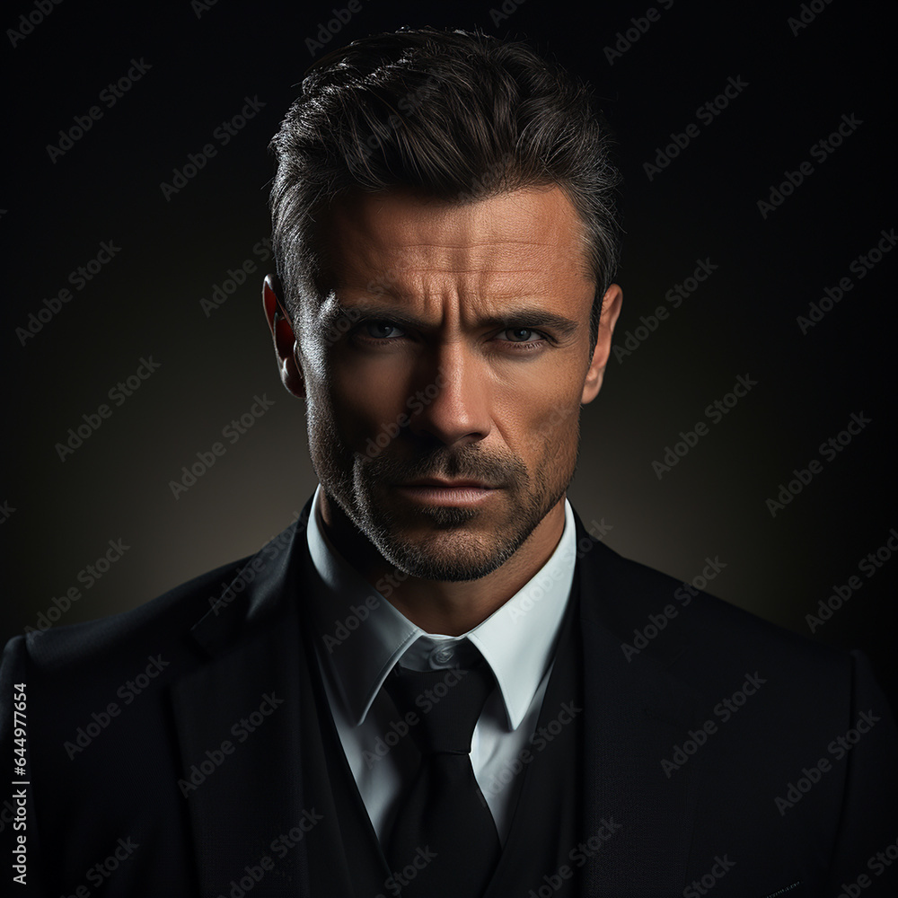 A very handsome portrait of a businessman A very handsome portrait of a businessman
