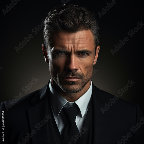 A very handsome portrait of a businessman