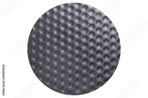 Round cake pan, tray or mould on a black concrete background