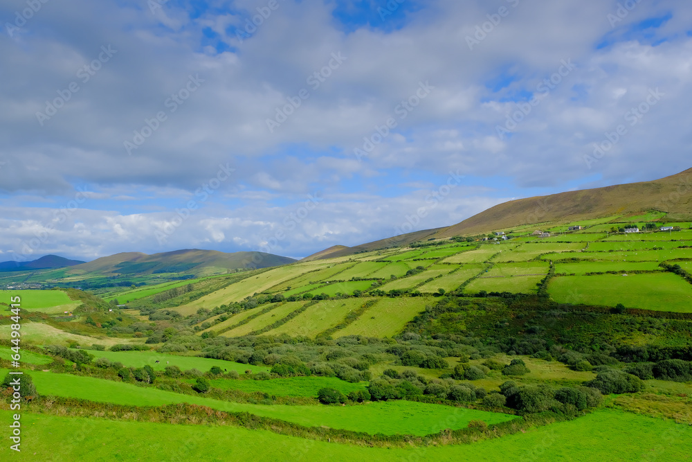 Beautiful landscape on the coastline of Kerry County, Ireland, Europe Beautiful landscape on the coastline of Kerry County, Ireland, Europe