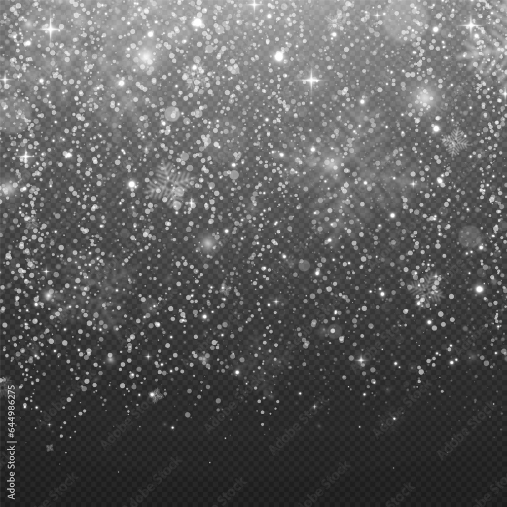 Realistic falling snow. Snowflakes, realistic Christmas snow, falling snowflake, white dust, blizzard. Transparent snow flake pattern. Realistic falling snow. Snowflakes, realistic Christmas snow, falling snowflake, white dust, blizzard. Transparent snow flake pattern.