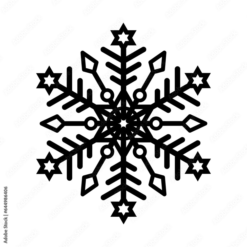 Snowflake on a white background for winter design. Frozen silhouette of a snowflake, a symbol of Christmas and New Year. Vector EPS10. Snowflake on a white background for winter design. Frozen silhouette of a snowflake, a symbol of Christmas and New Year. Vector EPS10.