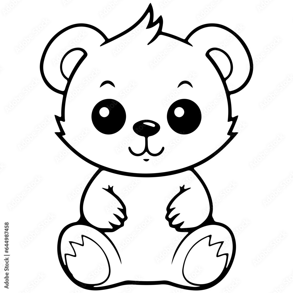 Koala baby kid outline illustration Australia SVG file Koala baby kid outline illustration Australia SVG file