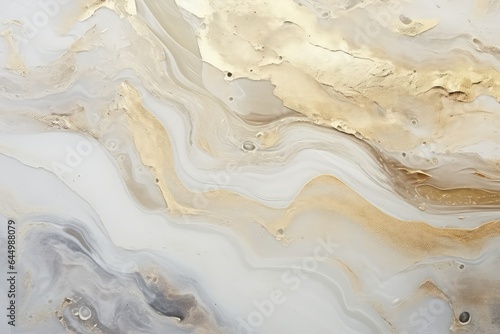 Abstract fluid art background beige